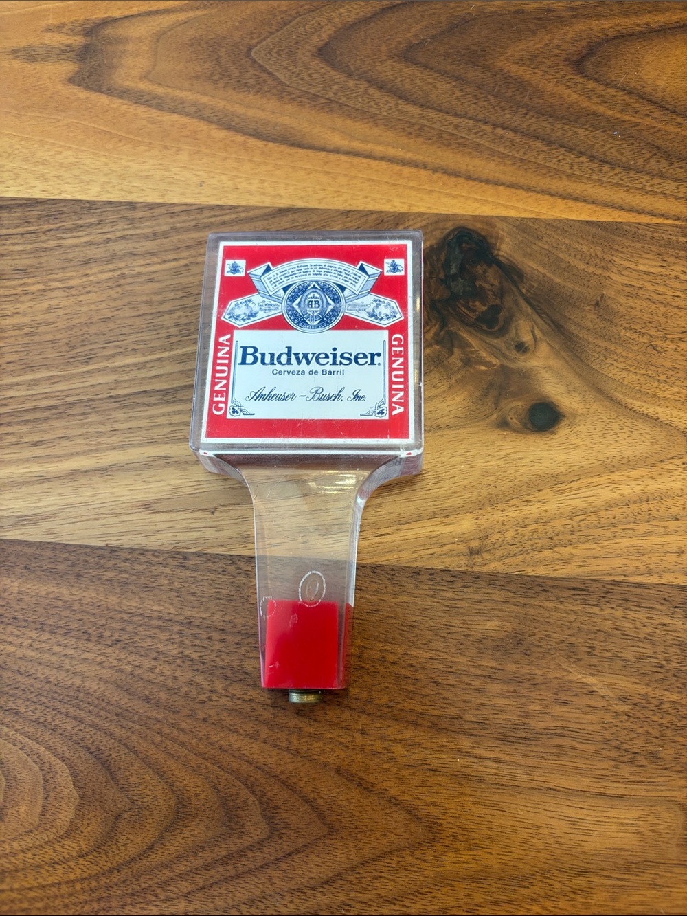 Budweiser Beer Tap Handle 6”